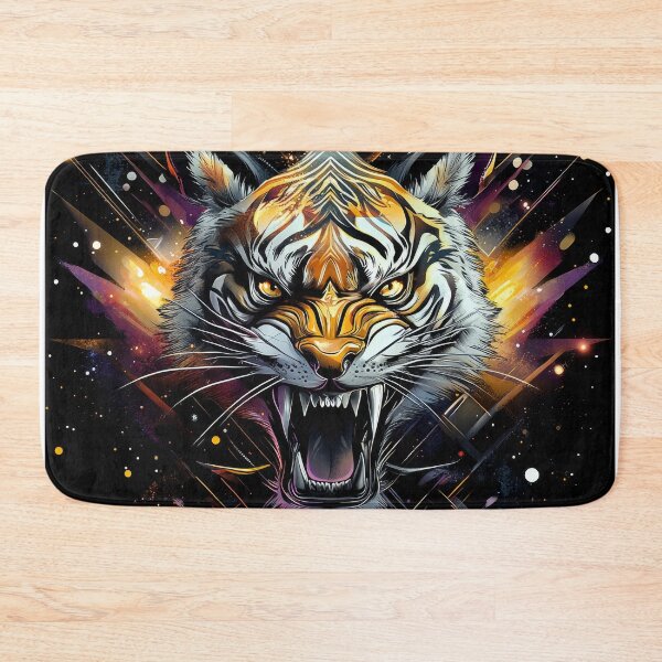 Item preview, Roaring Galactic Tiger with Cosmic Energy Burst designed and sold by Daagath.