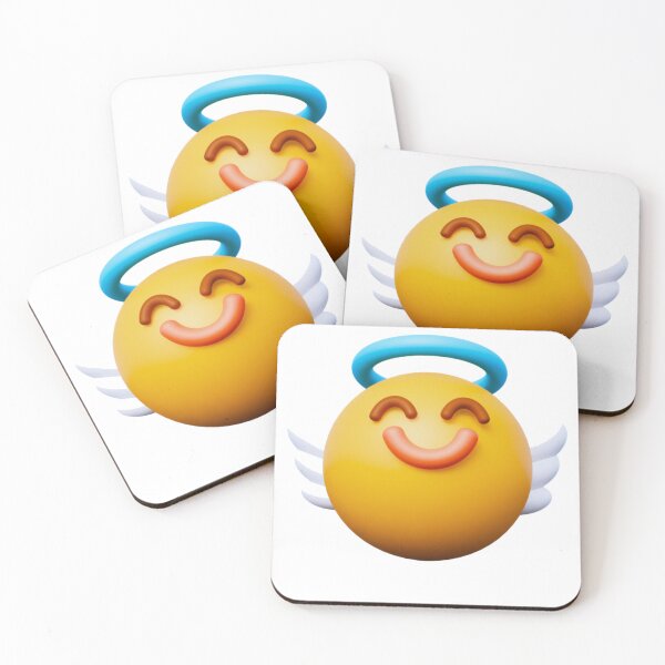 Item preview, Cute Angel Emoji Icon designed and sold by ohemsarah.