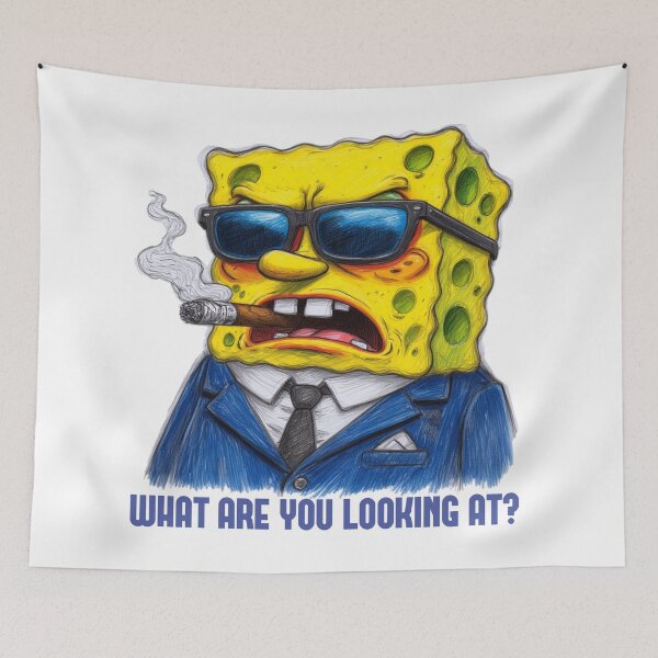 Item preview, What are you looking at? designed and sold by Bossy Box.