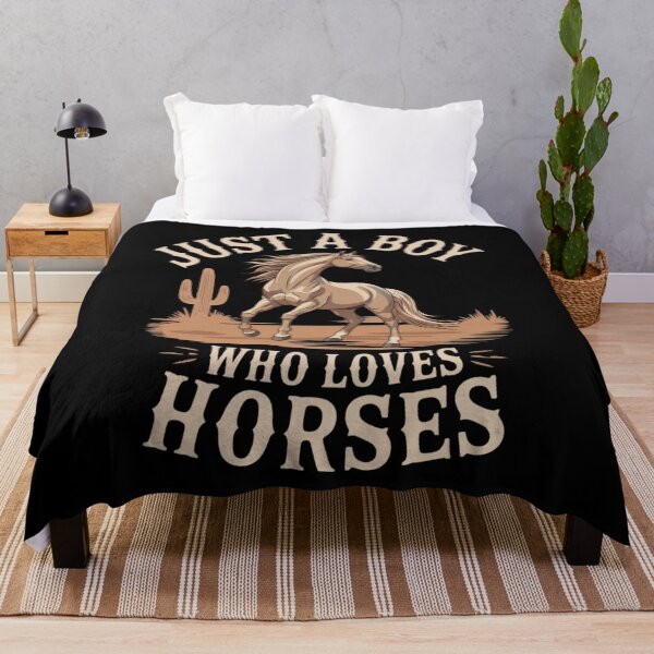 Item preview, Boy Loves Horses Just a Boy Who Loves Horses Equestrian Horseback Riding designed and sold by Gogetgiggles.
