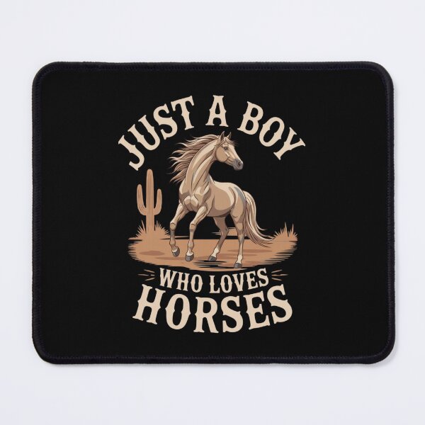 Item preview, Boy Loves Horses Just a Boy Who Loves Horses Equestrian Horseback Riding designed and sold by Gogetgiggles.
