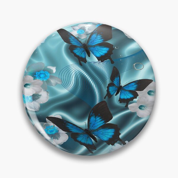 Item preview, Blue Satin Butterflies designed and sold by shaang.