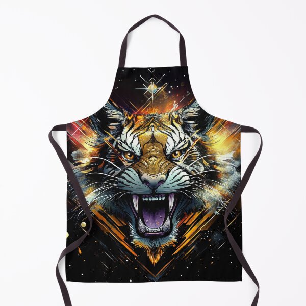 Item preview, Exploding Star Tiger with Roaring Cosmic Fury designed and sold by Daagath.