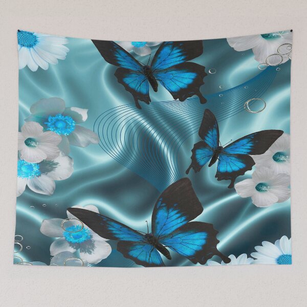Item preview, Blue Satin Butterflies designed and sold by shaang.