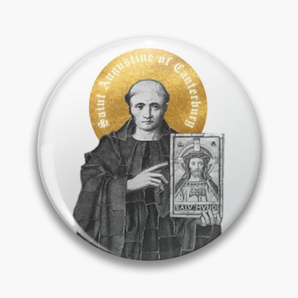 Item preview, Saint Augustine of Canterbury (Black and White) designed and sold by ParsonBrown.
