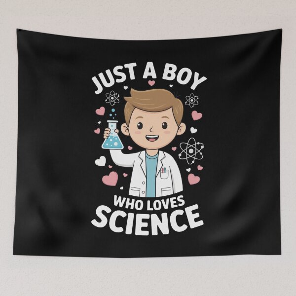 Item preview, Boy Science Just A Boy Who Loves Science Student Science Teacher designed and sold by Gogetgiggles.