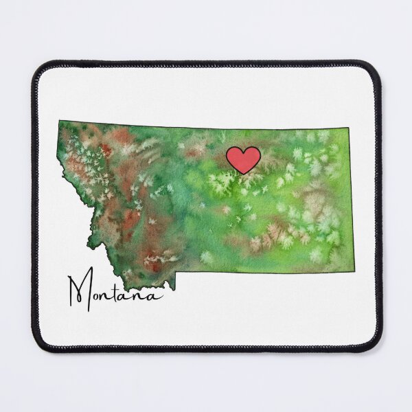 Item preview, I Heart Montana designed and sold by Nugget Studio Arts.