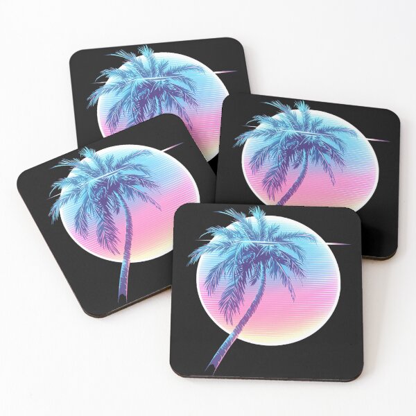 Item preview, Miami vice Neon Palm Art designed and sold by SMARTKIT  DESIGNAGENCY.
