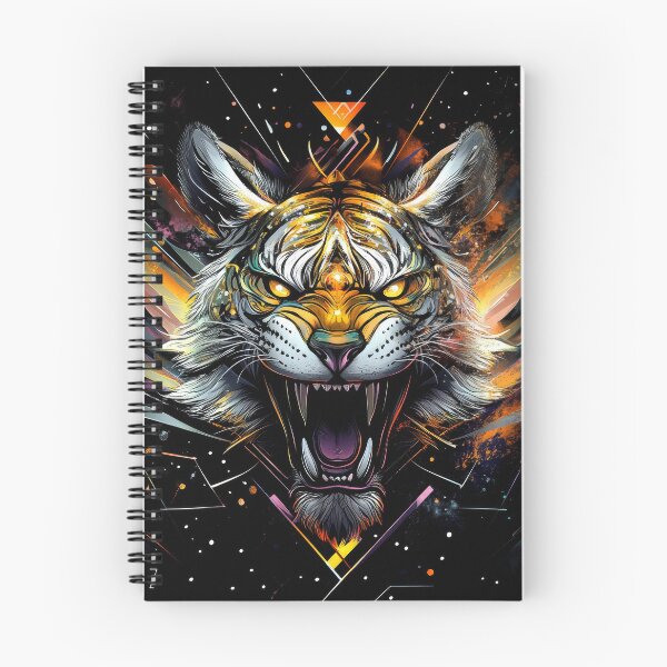 Item preview, Galactic Neon Tiger with Hyperspace Roar designed and sold by Daagath.