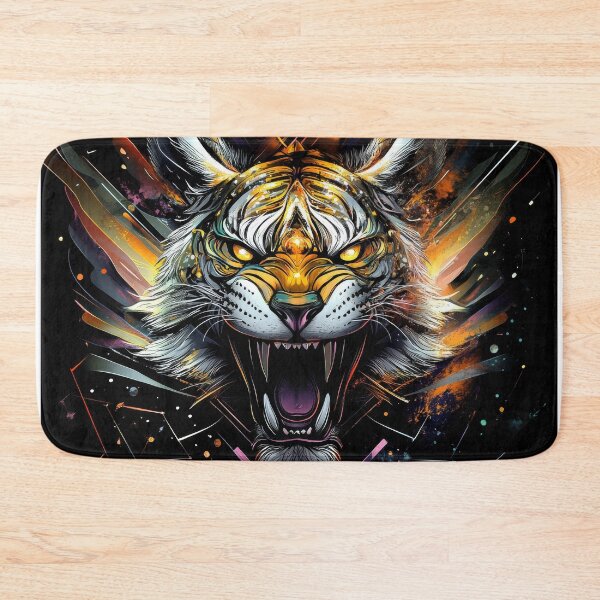 Item preview, Galactic Neon Tiger with Hyperspace Roar designed and sold by Daagath.