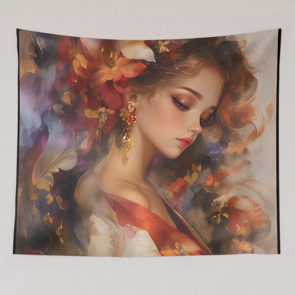 Item preview, Emberlight Muse of the Blooming Veil designed and sold by bloorose.