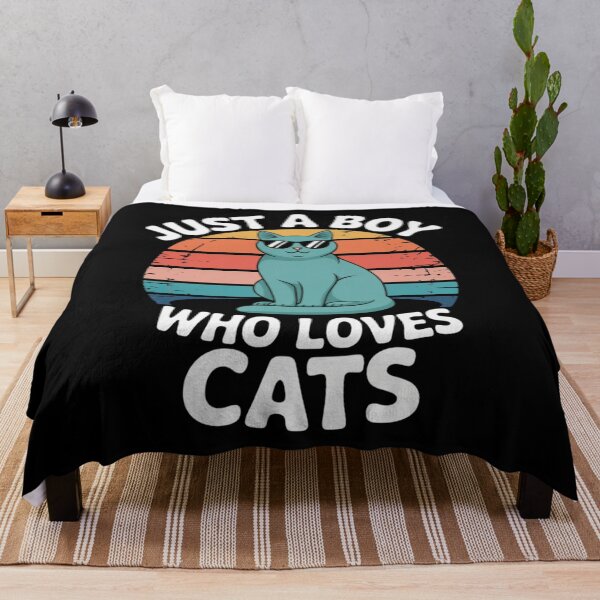 Item preview, Boy Loves Cats Just Boy Cat Lover Kitten Feline Pet Owner designed and sold by Gogetgiggles.