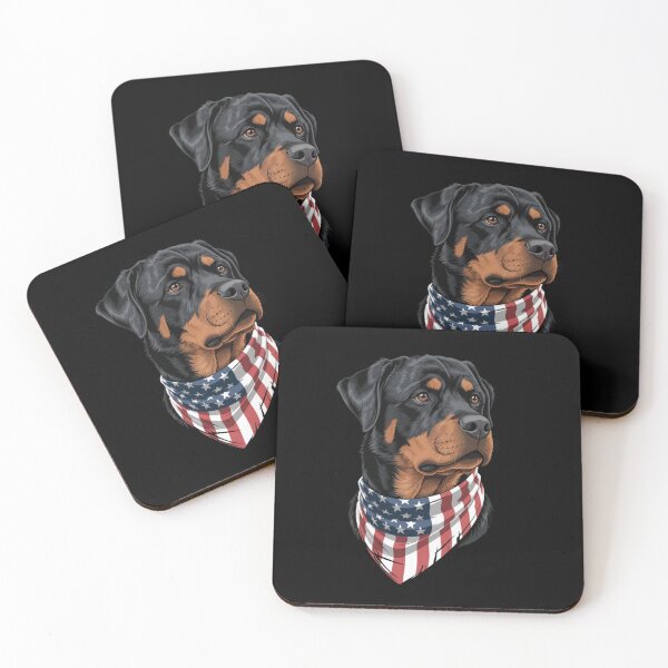 Item preview, American Rottweiler Rottweiler Dog USA Patriotic Flag Freedom designed and sold by Gogetgiggles.
