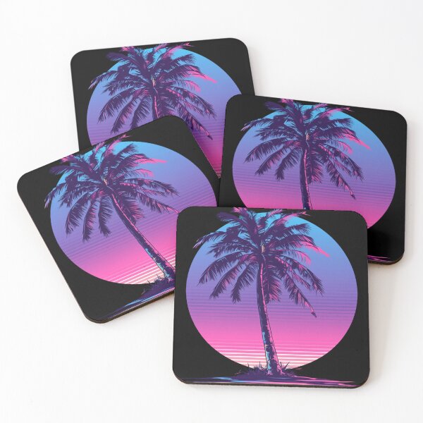 Item preview, Miami vice Neon Palm Art designed and sold by SMARTKIT  DESIGNAGENCY.