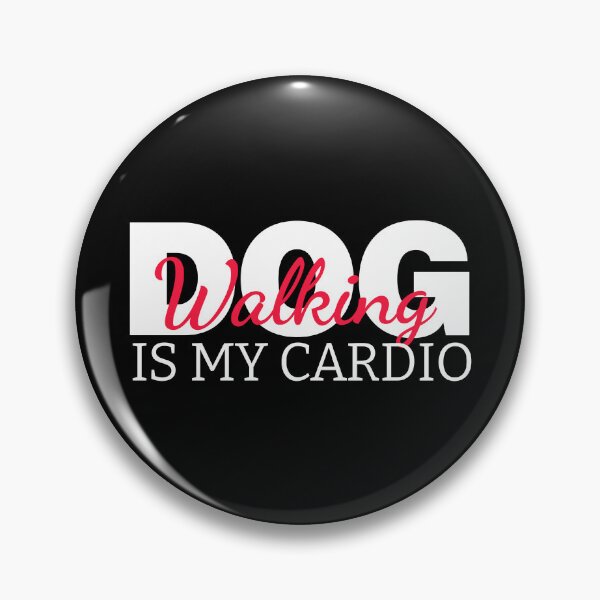 Item preview, Dog Walking Is My Cardio – Funny Puppy Quote Gift for Dog Lovers, Pet Owners & Animal Fans designed and sold by karibov.