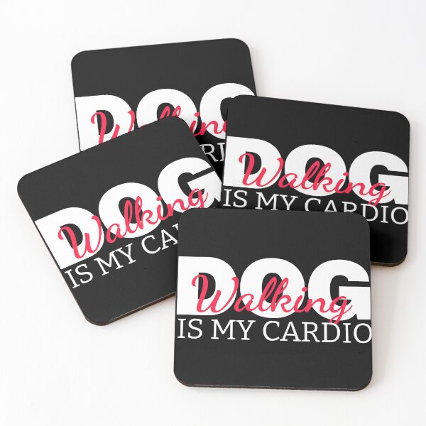 Item preview, Dog Walking Is My Cardio – Funny Puppy Quote Gift for Dog Lovers, Pet Owners & Animal Fans designed and sold by karibov.