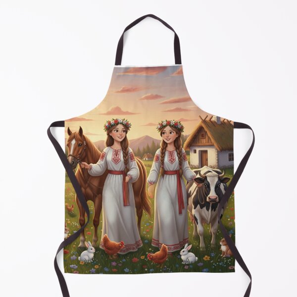 Item preview, Daughters of the Sun Among Wildflowers and Farm Animals designed and sold by JanRizz.