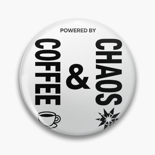 Item preview, Powered By Coffee And Chaos Mom Life Motherhood Survival Typography Design designed and sold by GiftsForge.