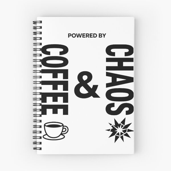 Item preview, Powered By Coffee And Chaos Mom Life Motherhood Survival Typography Design designed and sold by GiftsForge.