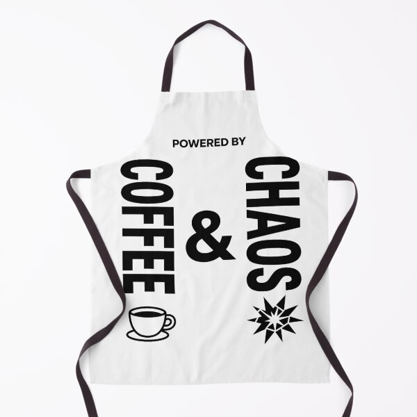 Item preview, Powered By Coffee And Chaos Mom Life Motherhood Survival Typography Design designed and sold by GiftsForge.