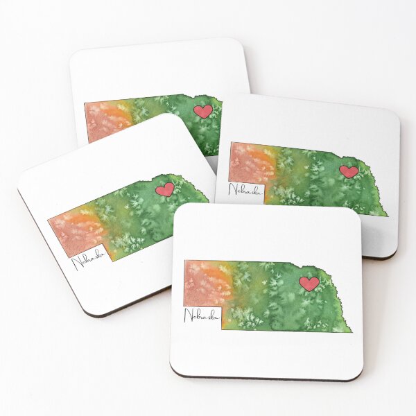 Item preview, I Heart Nebraska designed and sold by Nugget Studio Arts.