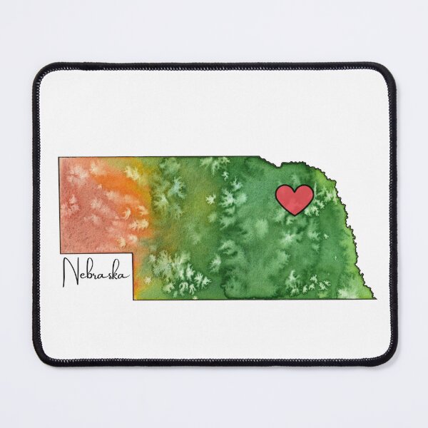 Item preview, I Heart Nebraska designed and sold by Nugget Studio Arts.