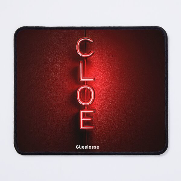 Item preview, Neon “CLOSE” Sign Inside Light Bulb – Modern Red Glow Aesthetic designed and sold by Grafititee.