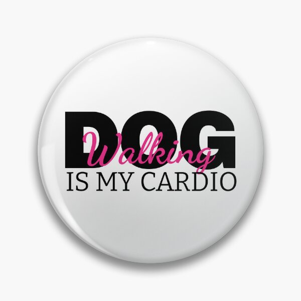 Item preview, Dog Walking Is My Cardio Funny Dog Mom Sarcastic Puppy Lover Gift Idea designed and sold by karibov.