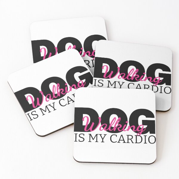 Item preview, Dog Walking Is My Cardio Funny Dog Mom Sarcastic Puppy Lover Gift Idea designed and sold by karibov.