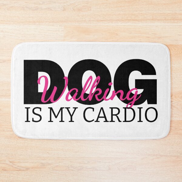 Item preview, Dog Walking Is My Cardio Funny Dog Mom Sarcastic Puppy Lover Gift Idea designed and sold by karibov.