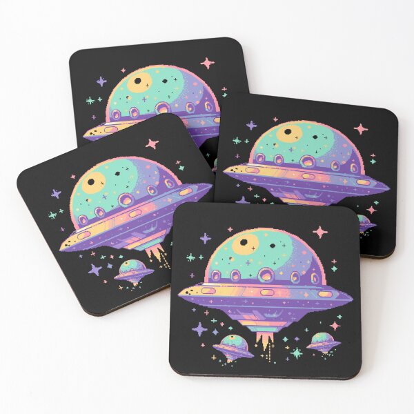 Item preview, Retro Pixel Ufo designed and sold by SMARTKIT  DESIGNAGENCY.