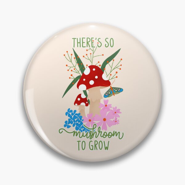 Item preview, So Mushroom to Grow Cute Fungi Pun Illustration designed and sold by RosalindeClara.