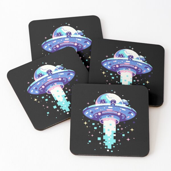 Item preview, Retro Pixel Ufo designed and sold by SMARTKIT  DESIGNAGENCY.