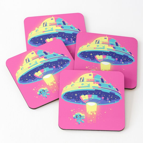 Item preview, Retro Pixel Ufo designed and sold by SMARTKIT  DESIGNAGENCY.