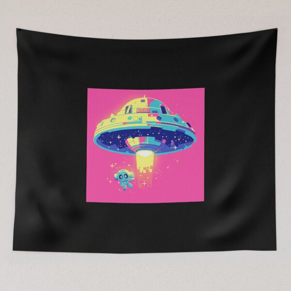 Item preview, Retro Pixel Ufo designed and sold by SMARTKIT  DESIGNAGENCY.