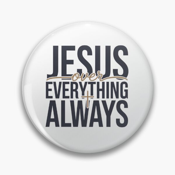 Item preview, Jesus Over Everything Always: Bold Christian Faith Typography designed and sold by elynne9.