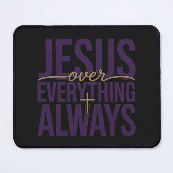 Item preview, Jesus Over Everything Always: Bold Christian Faith Typography designed and sold by elynne9.