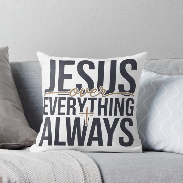 Item preview, Jesus Over Everything Always: Bold Christian Faith Typography designed and sold by elynne9.