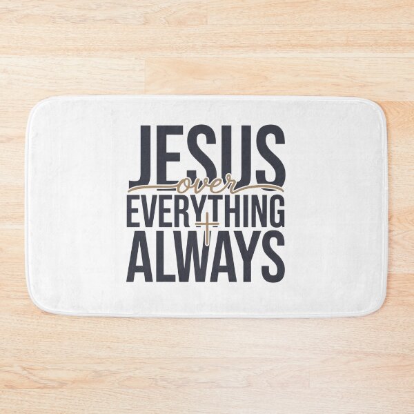 Item preview, Jesus Over Everything Always: Bold Christian Faith Typography designed and sold by elynne9.