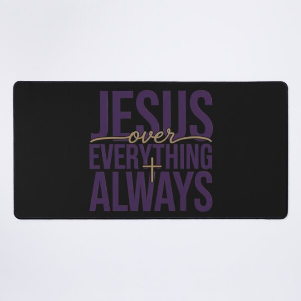Item preview, Jesus Over Everything Always: Bold Christian Faith Typography designed and sold by elynne9.