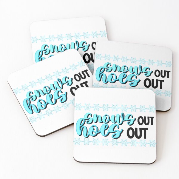 Item preview, Snows out hoes out designed and sold by AlishaDesignCo.
