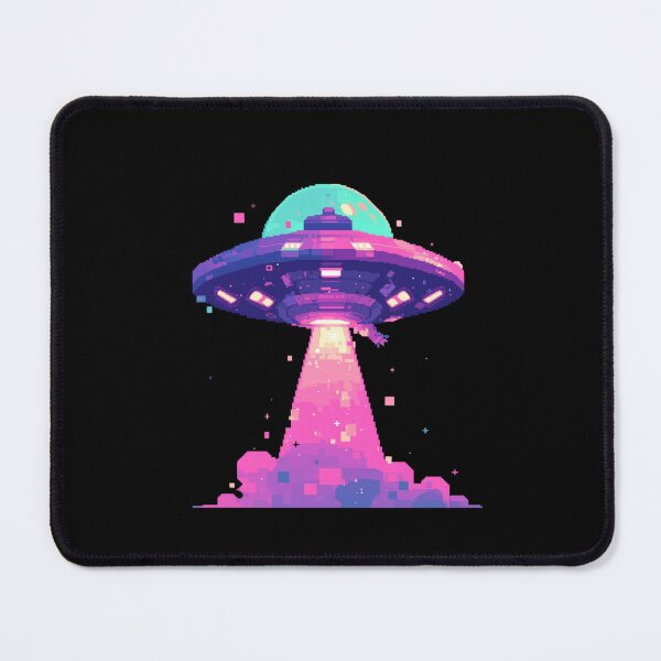 Item preview, Retro Pixel Ufo designed and sold by SMARTKIT DESIGNAGENCY.