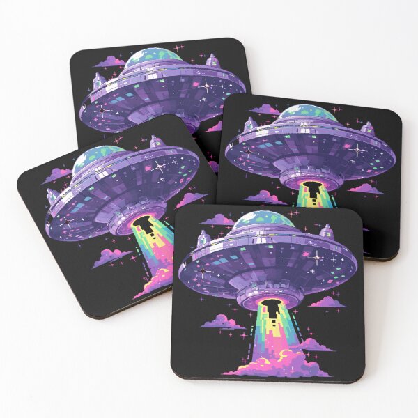 Item preview, Retro Pixel Ufo designed and sold by SMARTKIT  DESIGNAGENCY.