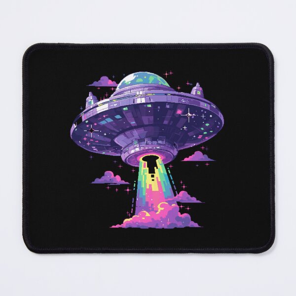 Item preview, Retro Pixel Ufo designed and sold by SMARTKIT DESIGNAGENCY.