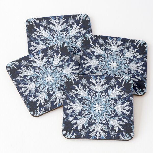 Item preview, Intricate Snowflake Embroidery Art – Elegant Winter Scandinavian designed and sold by MiraLumeStudio.