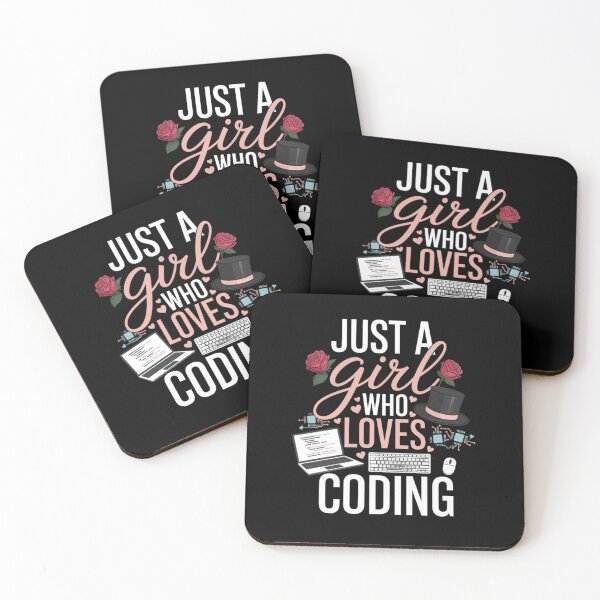 Item preview, Girl Loves Coding Code Computer Developer Programmer Just a Girl Who designed and sold by Gogetgiggles.