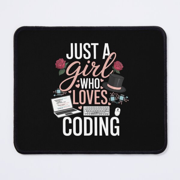 Item preview, Girl Loves Coding Code Computer Developer Programmer Just a Girl Who designed and sold by Gogetgiggles.
