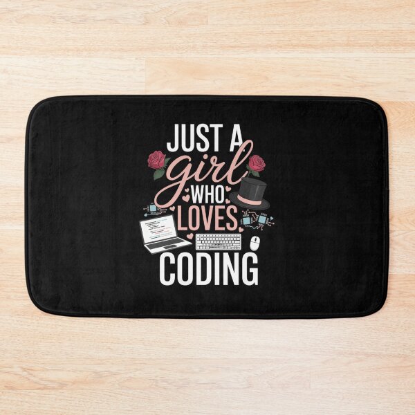 Item preview, Girl Loves Coding Code Computer Developer Programmer Just a Girl Who designed and sold by Gogetgiggles.
