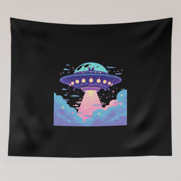 Item preview, Retro Pixel Ufo designed and sold by SMARTKIT  DESIGNAGENCY.