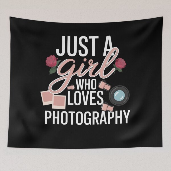 Item preview, Girl Loves Photography Just A Photograph Camera Photo Lover designed and sold by Gogetgiggles.